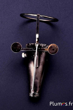 Spelden met schroefbevestiging - lengte 8 cm, Ø 2 cm - zilvergrijs